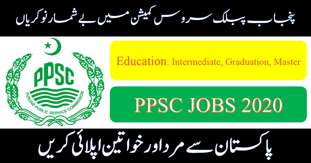 Multiple Jobs in Punjab Public Service Commission 2020 | Apply Online