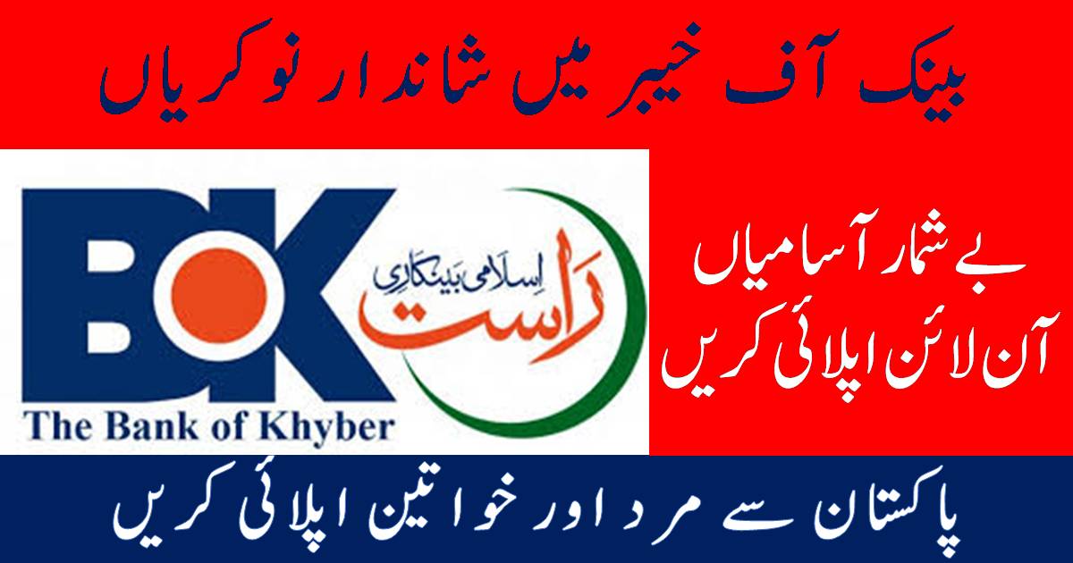 National Testing Service Bank of Khber Jobs 2020 | Apply Online